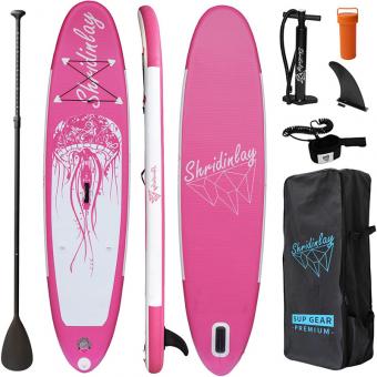 10'6FT Pink Color Inflatable Stand Up Paddle Board Surfing SUP Boards