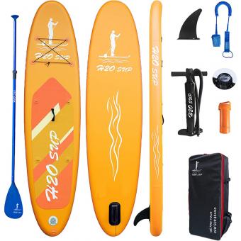 Double layer all round inflatable sup paddle board for surfing