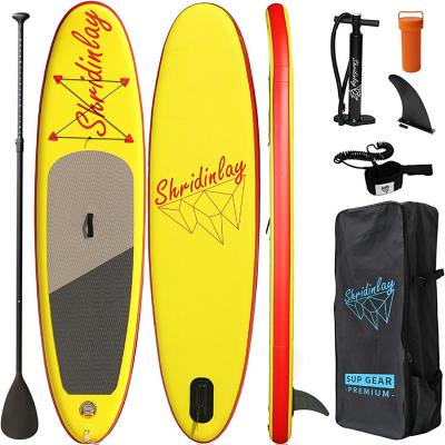 10'6FT Inflatable Stand Up Paddle Board Surfing SUP Boards